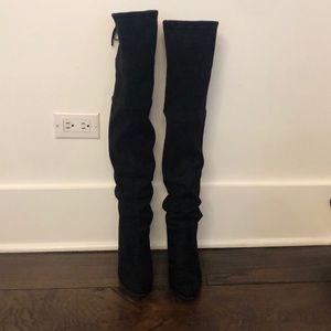 Steve Madden suede OTK boots